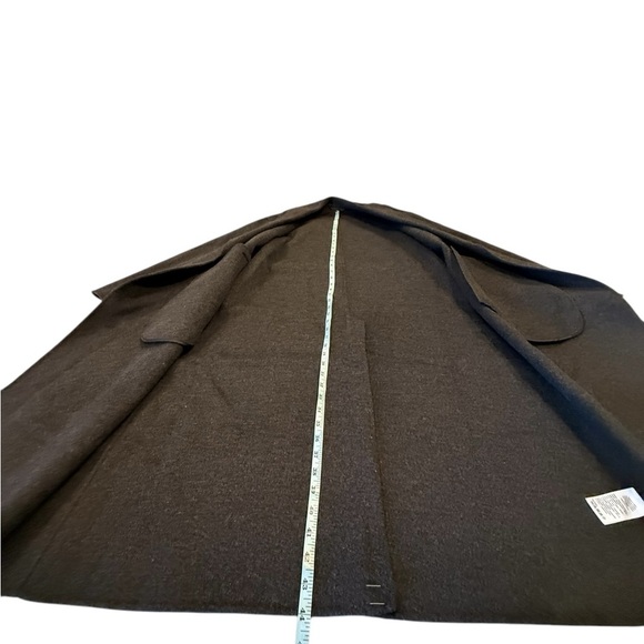 J. Crew Dark Gray Wool Blend Belted Overcoat with Shawl Collar NWOT Size XL - Picture 10 of 16